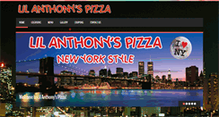Desktop Screenshot of lilanthonyspizza.net