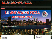 Tablet Screenshot of lilanthonyspizza.net